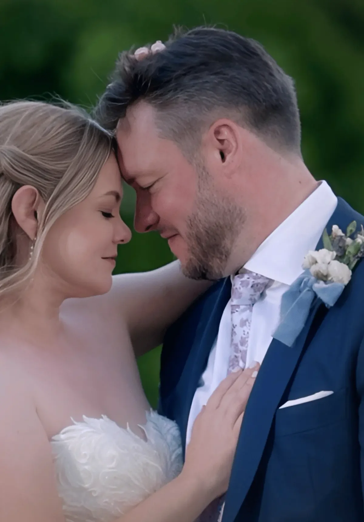 Romantic bride and groom portrait Perth wedding photographer